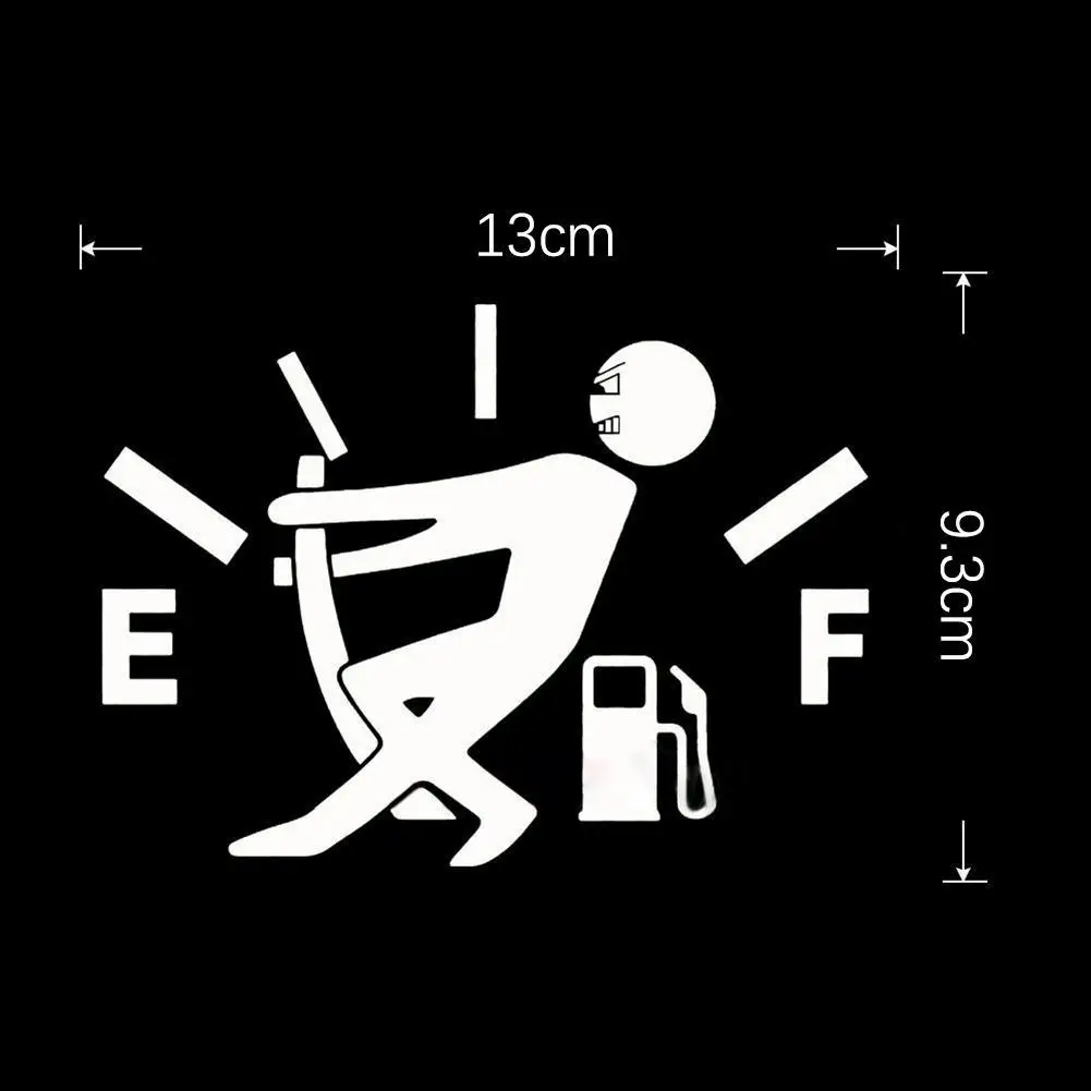 

1 Pcs Funny Car Motorcycle Sticker Pull Fuel Pointer Decal Sticker To Various Decoration Wholesale Reflective Full Vinyl Ca Z3L4