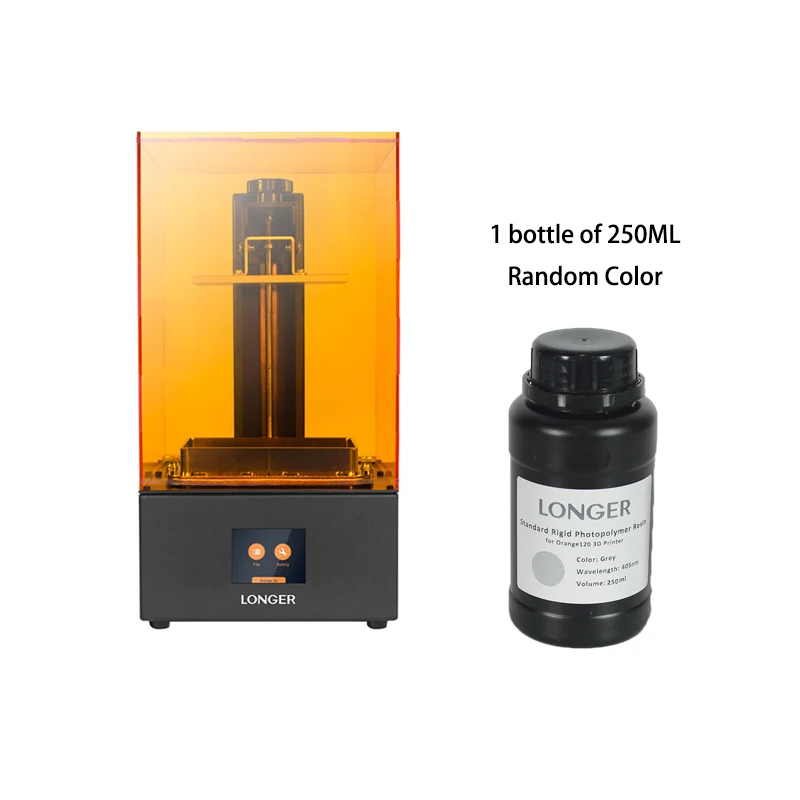 Orange10 Высокая Точность lcd 3d принтер металлический корпус быстрая нарезка УФ смолы 3d принтер обновленный светильник источник быстрого прототипирования 3D Друкер - Цвет: Orange10