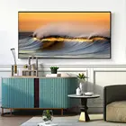 Современный постер с изображением морского побережья и берега, настенная Картина на холсте с изображением пейзажа, для декора гостиной