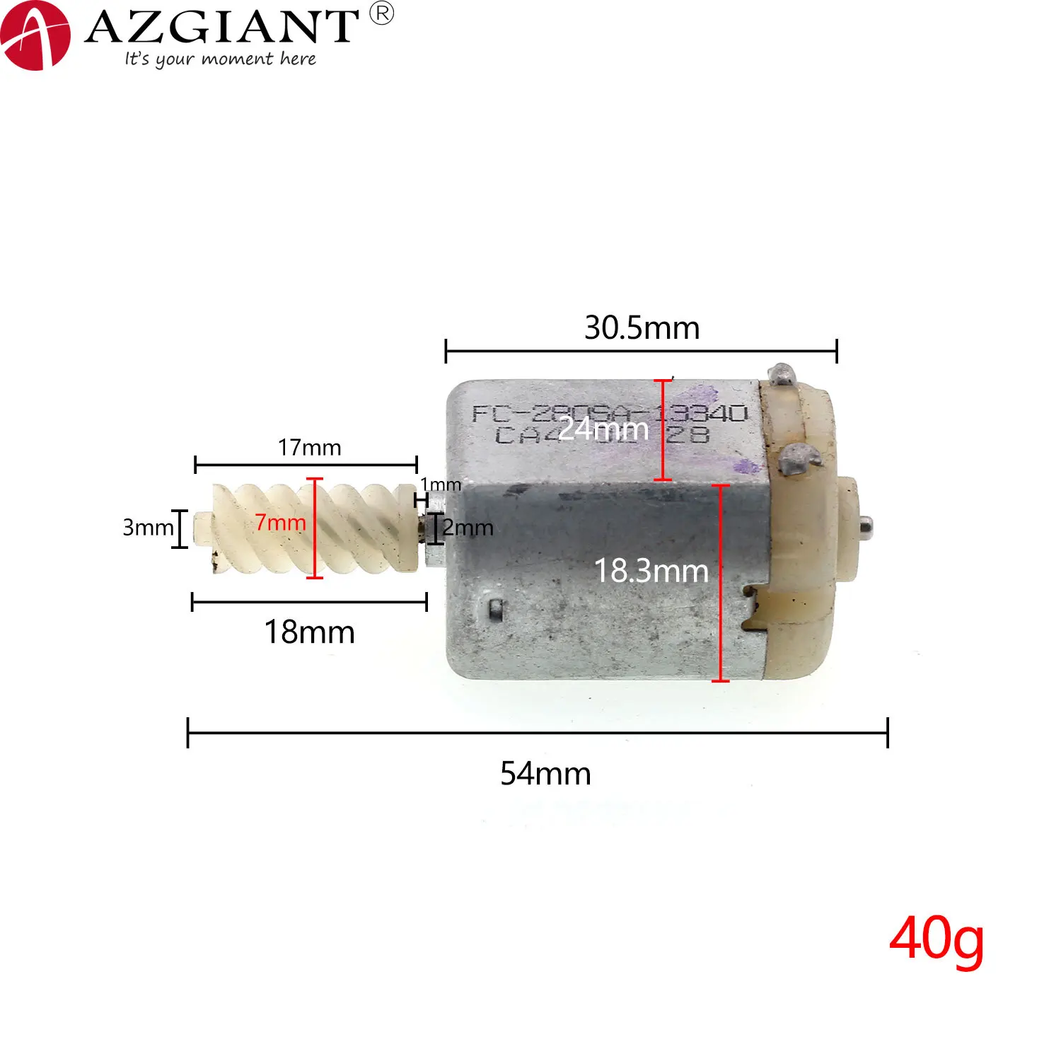 

used second hand worm gear FC-280SA-13340 car door lock motor