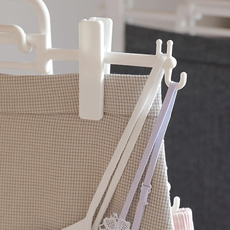 

Hanger Pants Storage Rack Multi-layer Trousers Storage Clip Skirt Clip Adjustable clip spacing