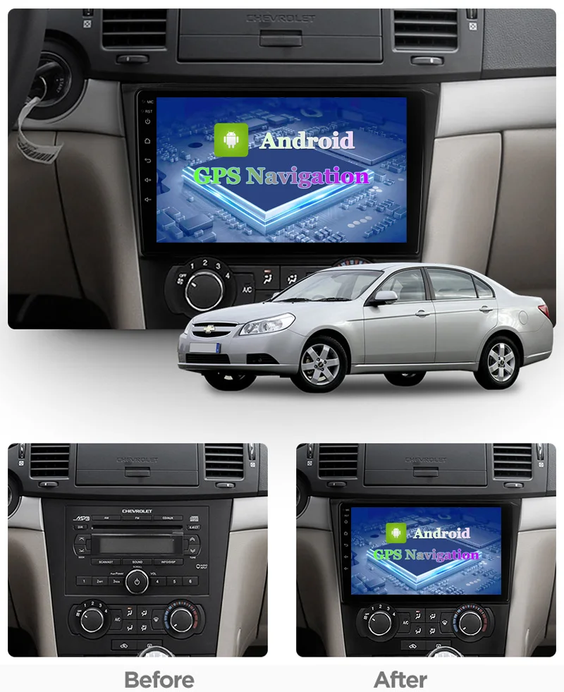 Автомагнитола 2 DIN на Android 10 0 для Chevrolet et1 Epica 2007-2012 стерео мультимедийный аудио