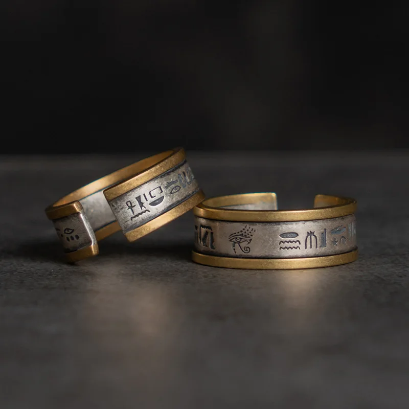 Модный тренд свобода дороги маршрут 66 мотоциклетное кольцо для мужчин