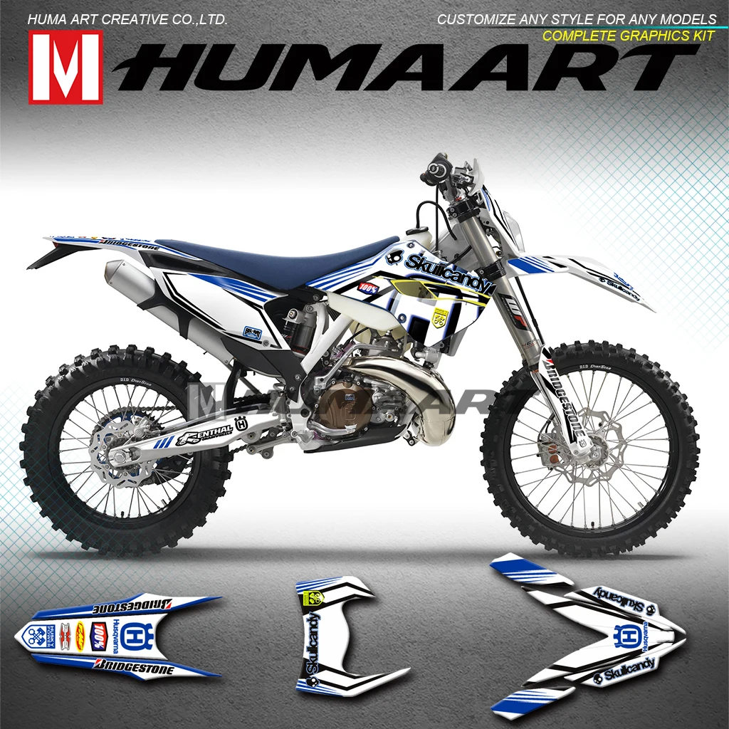 HUMAART наклейки для мотокросса MX Набор Husqvarna FE250 FE350 FE450 FE501 TC FC 125 250 300 350 450 2014 2015