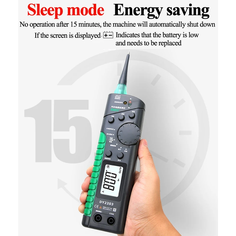 Тестер автомобильной цепи автомобильный электрический мультиметр с лампой