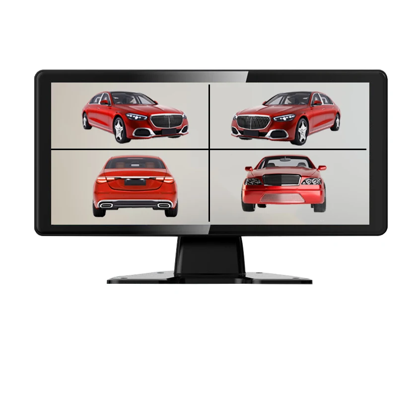 

4 канала 360 ° для грузового автобуса Dvr 10,36 ''приборной панели автомобильной камеры видеорегистратор зеркало 5 в 1 Bluetooth MP5 FM