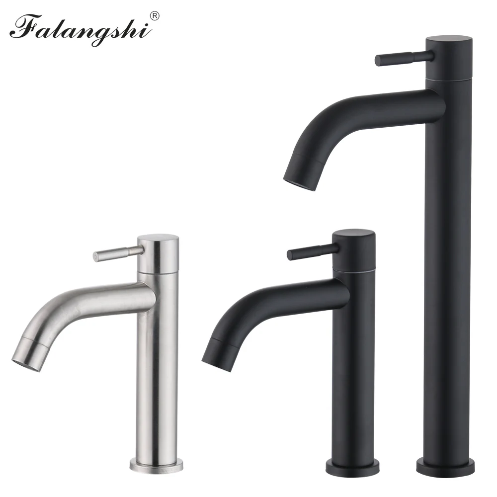 Смеситель для раковины G1/2 'из нержавеющей стали с креплением на поверхность