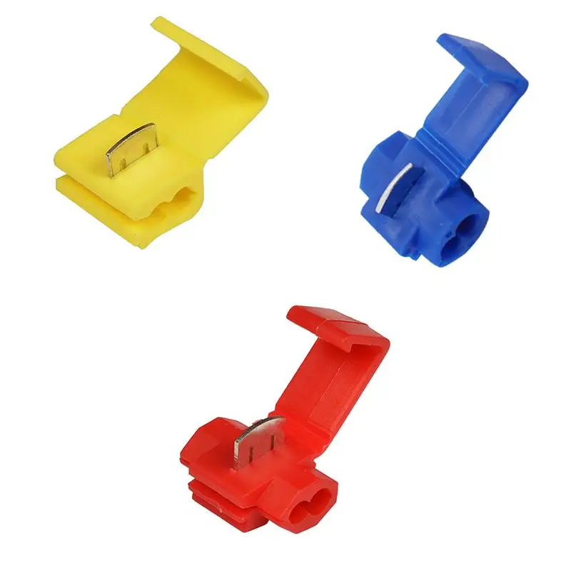 

10/20PCS Lock Electric Wire Cable Connectors Quick Splice Terminals Crimp Non Destructive Without Breaking Line AWG 22-18
