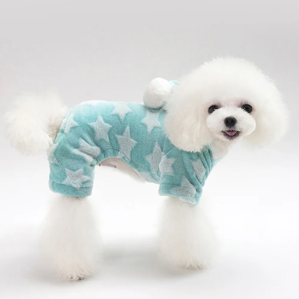 Мягкая красивая одежда для собак флисовая щенков чихуахуа зимнее пальто