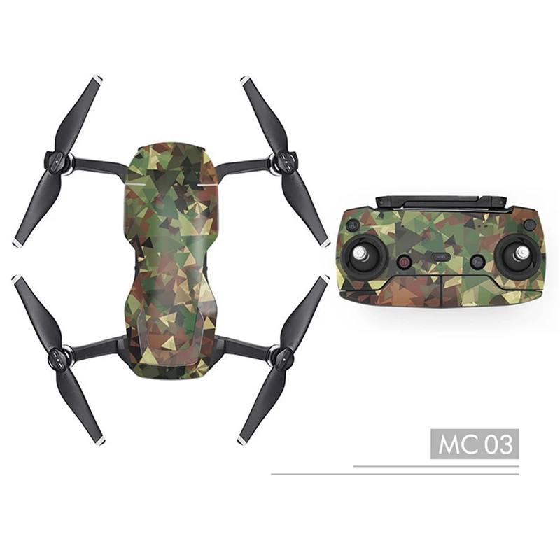Для DJI Mavic Air Наклейка ПВХ наклейки пустынный камуфляж рисунок полный набор Drone