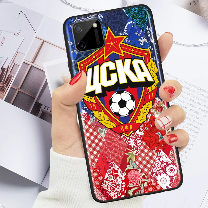 

Hot Russia PFC CSKA Moscow For OPPO Realme C2 C3 C11 C12 C15 C17 X2 X3 X7 XT X50 Q2 Q2i V3 V5 V15 Pro Phone Case