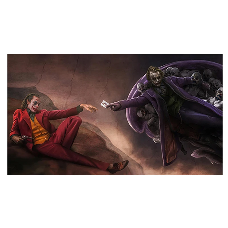 

Modern Abstract Clown Canvas clown funny Art Posters and Prints Canvas Paintings Wall Art Pictures for Living Room Decor