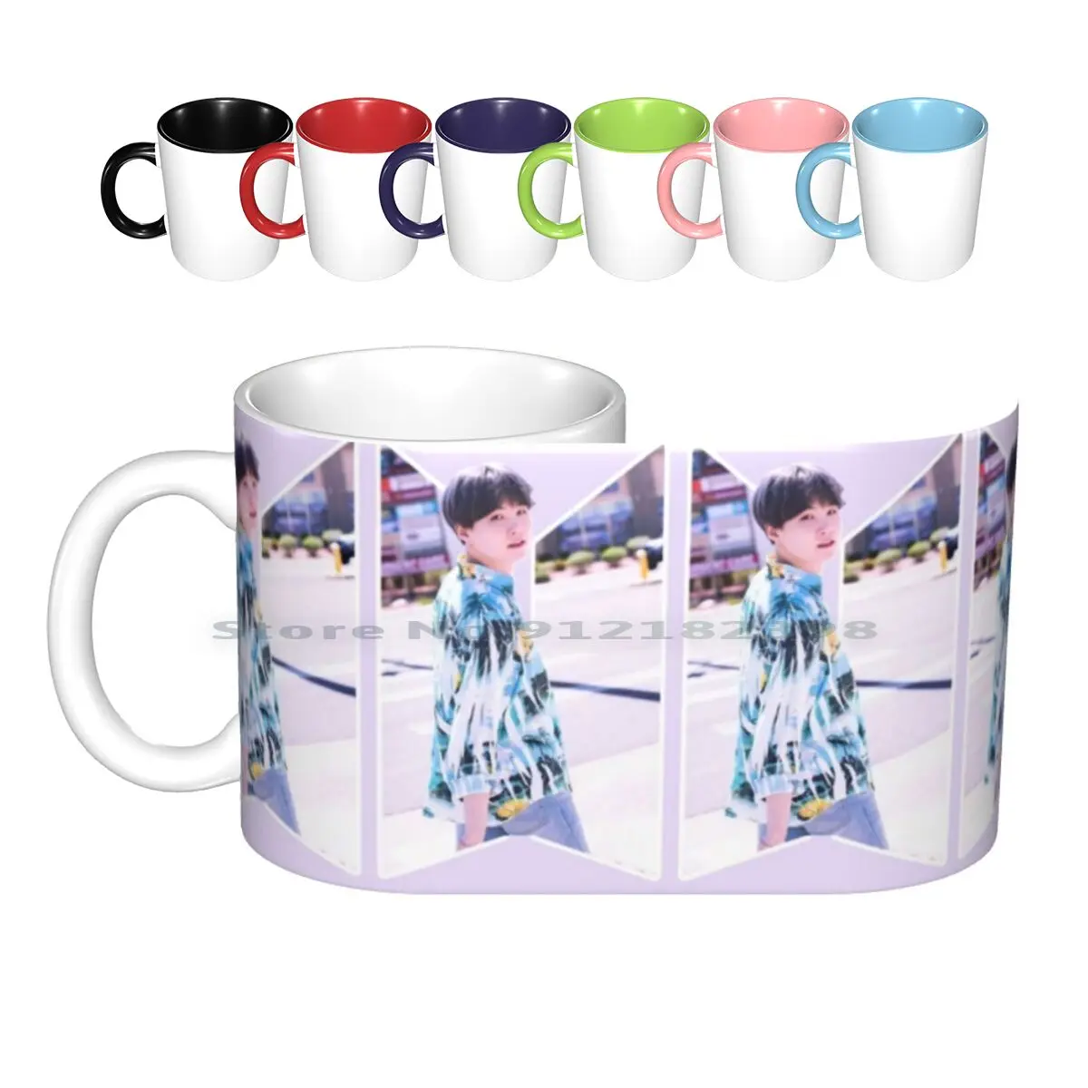 

Керамические кружки Suga, кофейные чашки, Кружка для молока и чая Suga Yoongi Min Yoongi Minyoongi Festa 2019 Boywithlove Boywithluv Bwl Persona