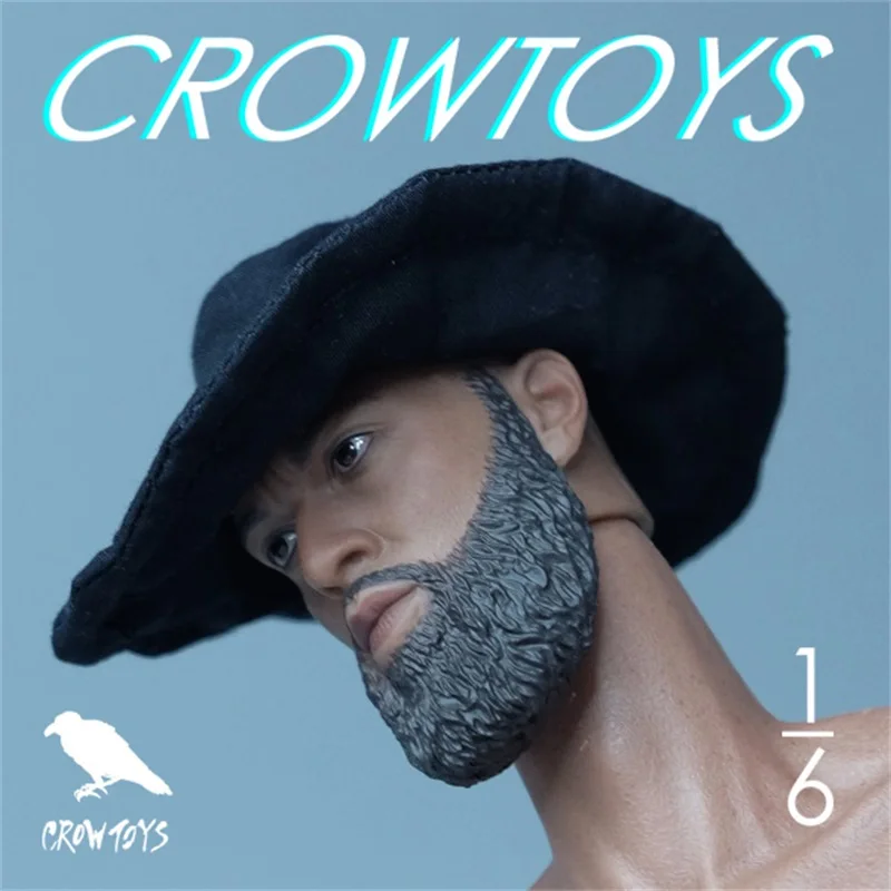 Для продажи 1/6th CROWTOYS Черная модель западной ковбойской шляпы может быть фигурной