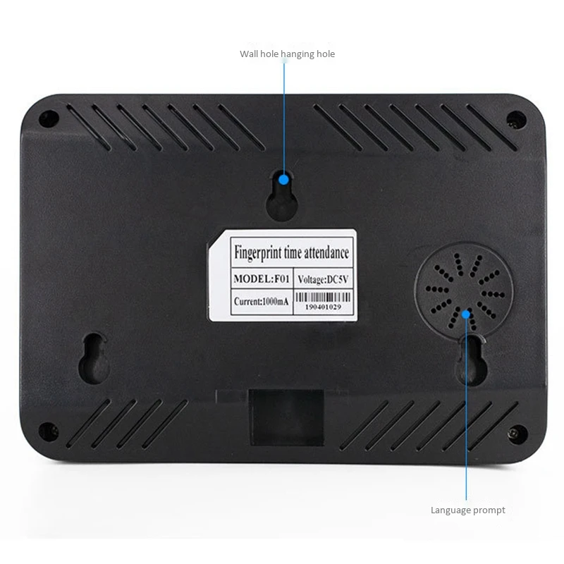 Biometric Attendance System Fingerprint Reader Time Clock Employee Control Machine Access Commuting Punch Card E |