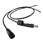 5 пар водонепроницаемый кабель постоянного тока IP68 прозрачныйчерный 5,5*21 адаптер постоянного тока Солнечная энергия штекер и гнездо постоянного тока провод шнур