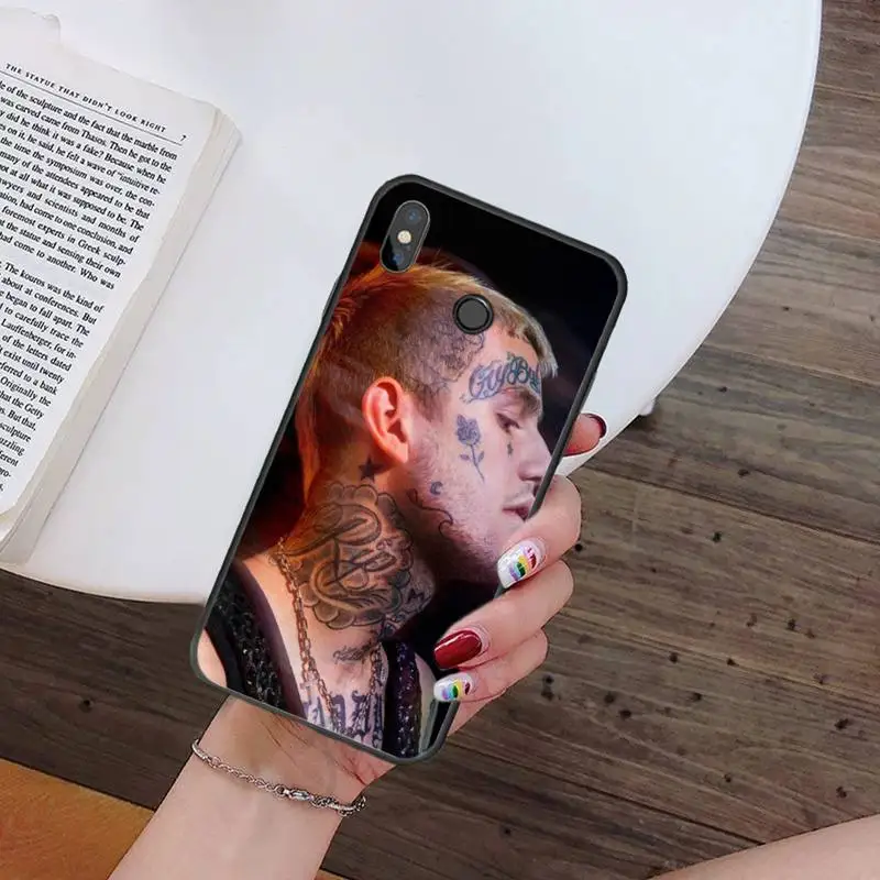 

FASHION Lil Peep tattoo bird word pink Phone Case For Xiaomi Redmi 7 9t 9se k20 mi8 max3 lite 9 note 8 9s 10 pro Soft Shell