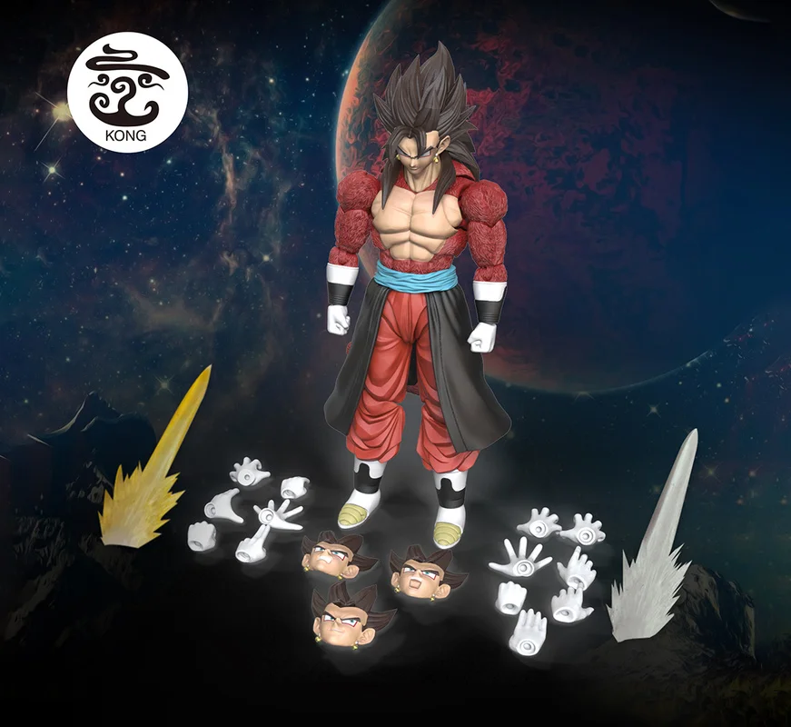 

[Pre-order] Anime Peripheral Dragon Ball Kong Model Studio Super 4 Vegeta Action Figure SHF Model Hand-made Toy Birthday Gift