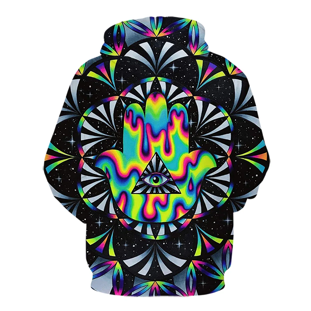 Trippy hamsa By Brizbazaar Art 3D напечатанная толстовка с капюшоном мужская белая Толстовка Джерси унисекс пуловер Новинка куртка спортивная куртка