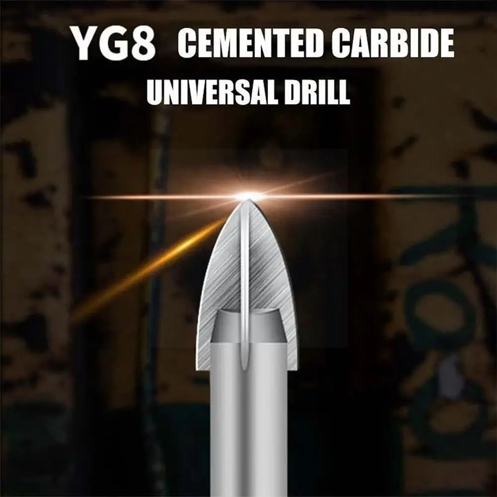 

5pcs/set Efficient Universal Drilling Tool Cemented Hole Opening Accessories Carbide Brick Wall Power Drill Bit Ceramic Too Y9g5