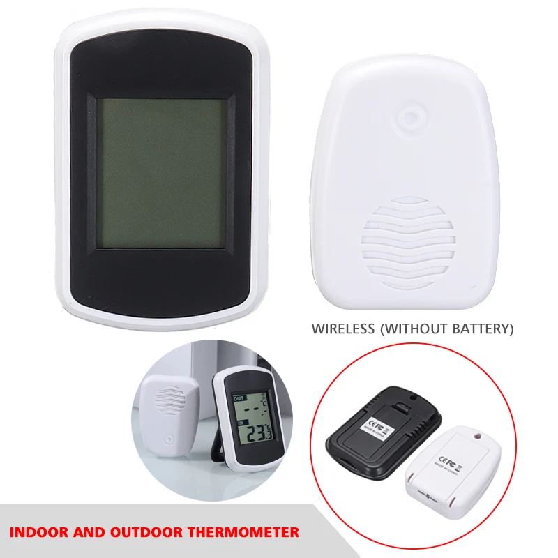 

Practical Indoor Outdoor Thermometer Digital LCD Electronic Digital Temperature Meter For Family Office Temperature Sensor