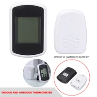 practical indoor outdoor thermometer digital lcd electronic digital temperature meter for family office temperature sensor