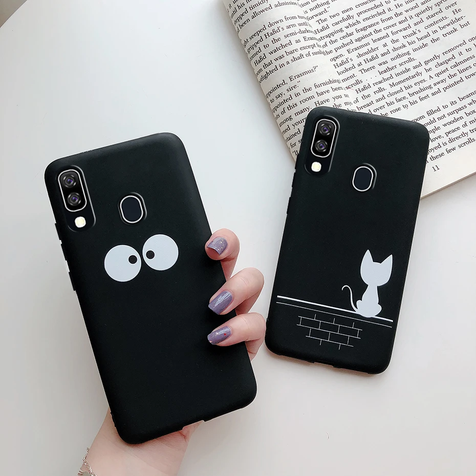 Чехол для Samsung A40 мягкий милый силиконовый чехол с героями мультфильмов Galaxy A405