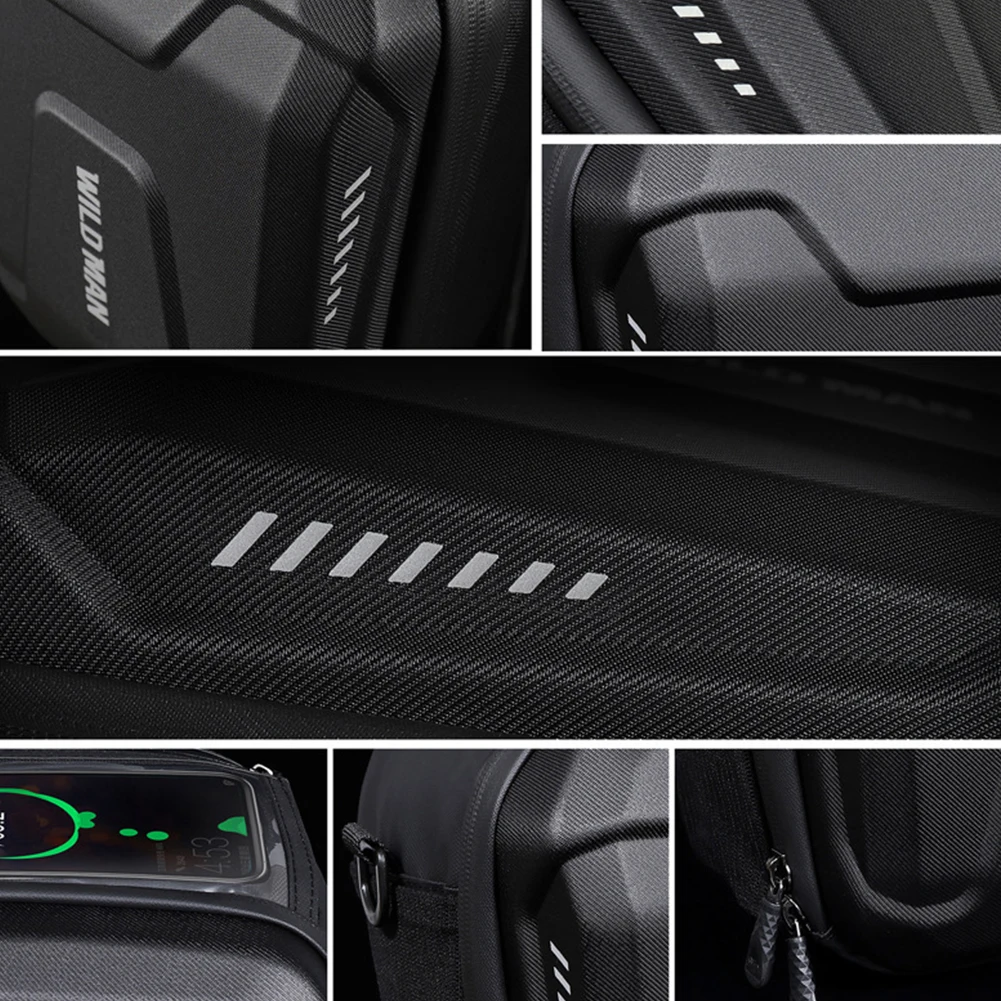 3l mtb bike head hanging bag electric scooter handlebar bag bicycle accessories rainproof bike bag front cell phone touchscreen free global shipping