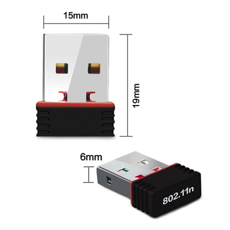 

150M Mini USB Network Card WiFi Wireless Adapter 802.11n wireless wifi receiver VSH-MT7601 Support Extended Range