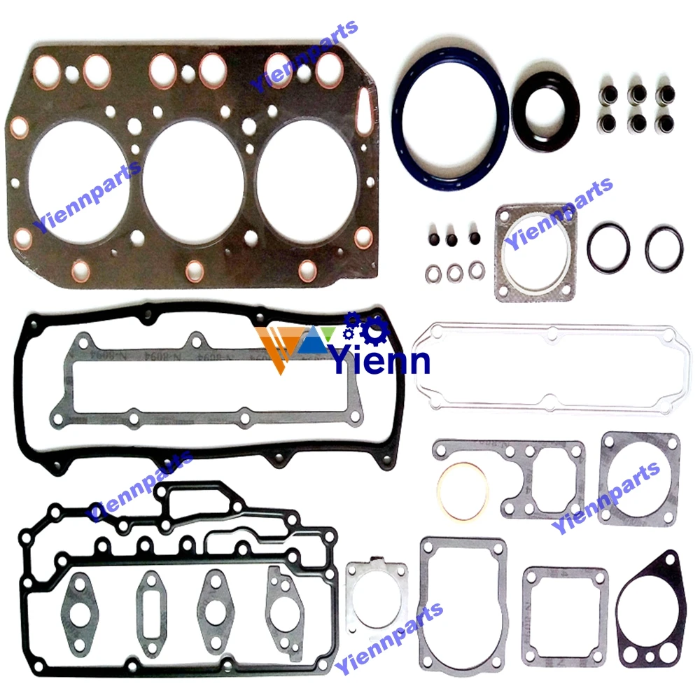 

3TN100 Engine Parts 119040-01340 For Yanmar 3TN100E-ACG 3TN100E-ACGD Full Gasket Set