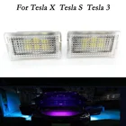 Высокая яркость светодиодный двери автомобиля лампы для чтения украшения светильник для Tesla модель S X 3 Замена светодиодный Интерьер Лампа 12V