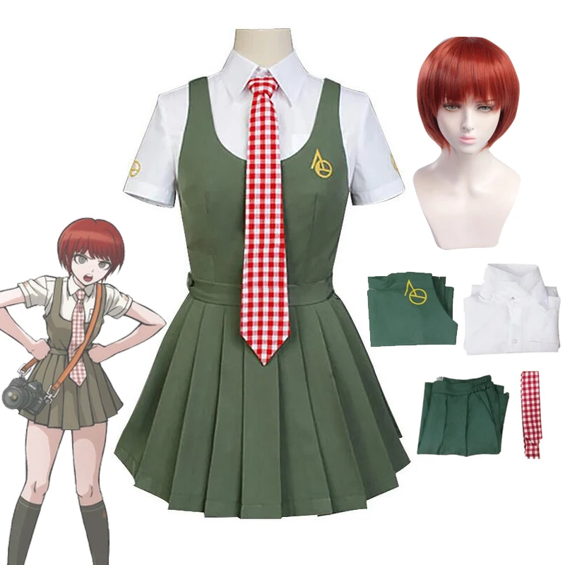 Anime Danganronpa Koizumi Mahiru Cosplay Costumes Japanese Uniform Sailor Suit Women Dress Girls Clothing