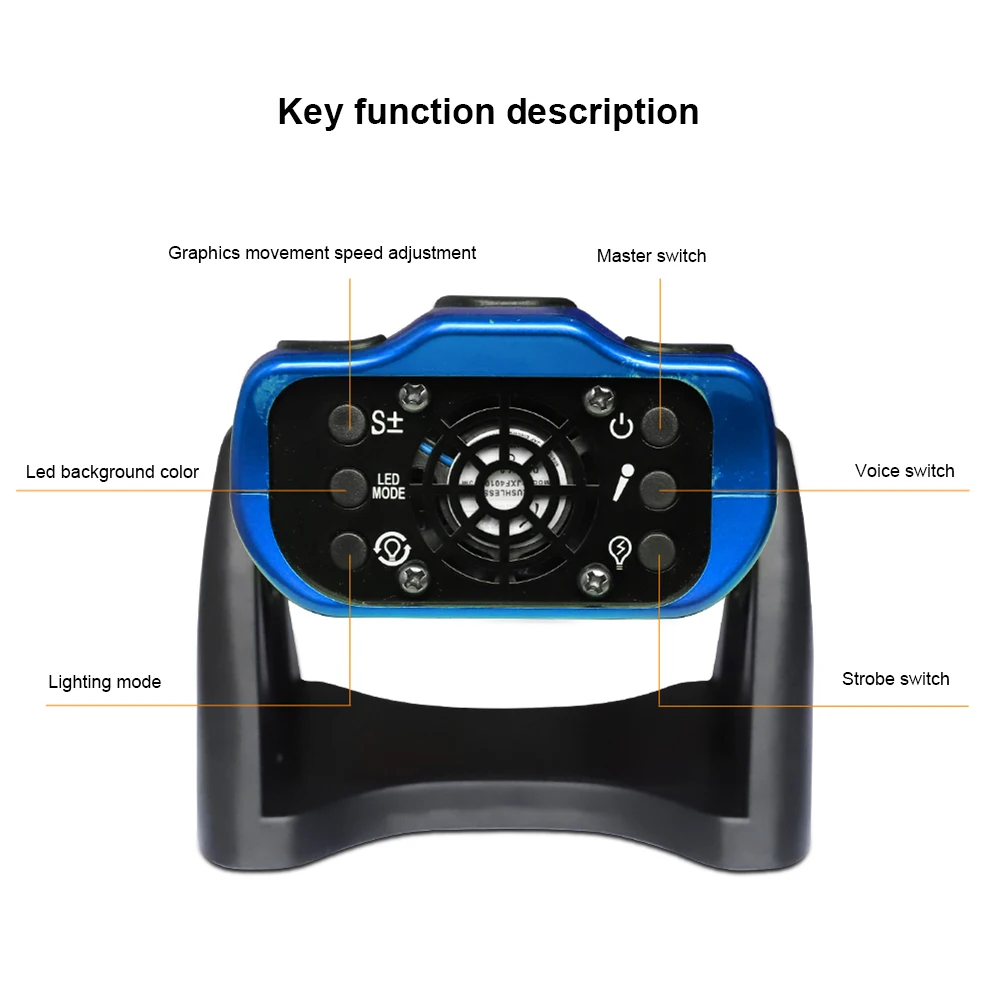 

Starry Sky Projection Lights Colorful Sound-Control LED Galaxy Projector Outdoor Restaurant Cafe Decoration Atmosphere Lamp