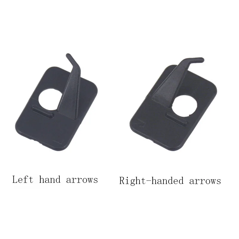 

2 pcs Archery Arrow Rest Plastic Recurve Bow Right Hand & Left Hand Stick On Bow Riser THJ99