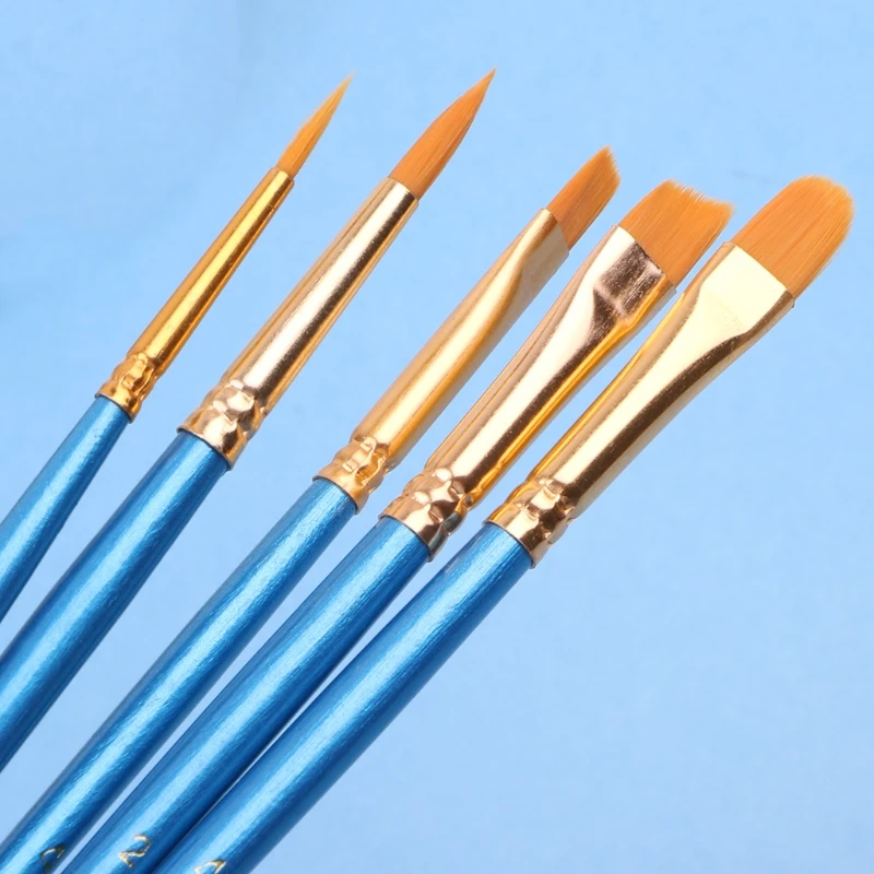 

12Pcs Nylon Hair Artist Paint Brush Watercolor Fine Point Tip Pen Professional