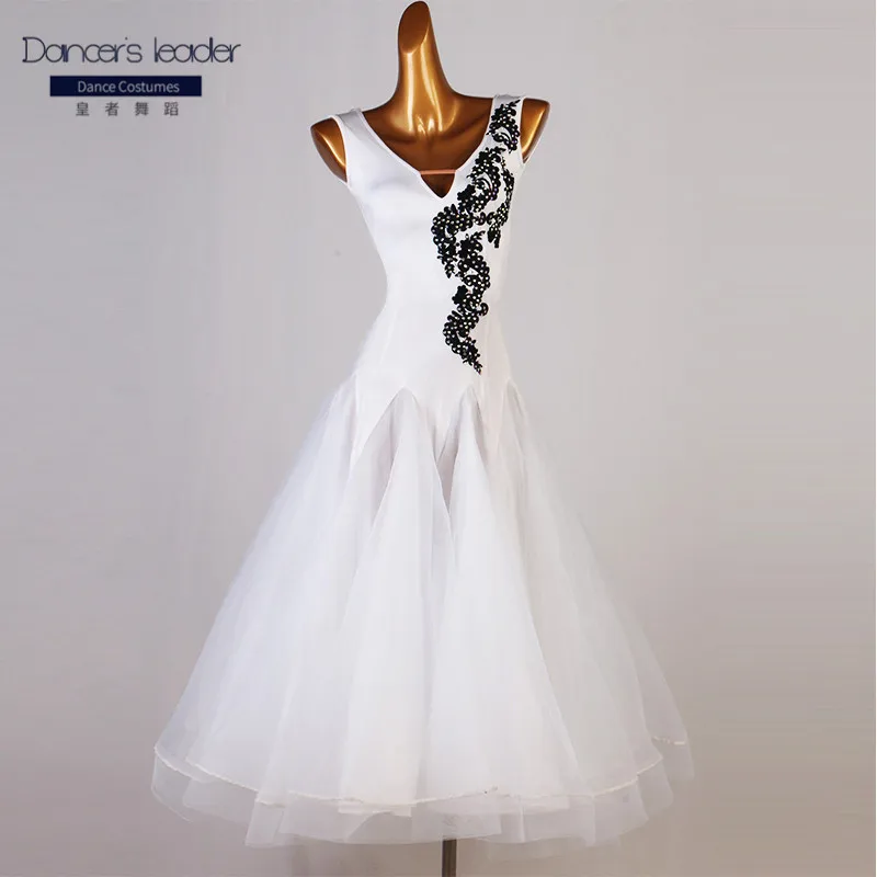 

Modern Dance Custom-made Elegant Big Swing Skirt Tango Costume Female Adult Professional Ballroom Dance Competition Costume