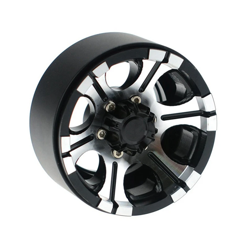 

4Pcs 1.9 Inch Beadlock Wheel Rims for Traxxas Axial SCX10 CC01 Wheel Hub & 1x Climbing Car Chassis Front Protection
