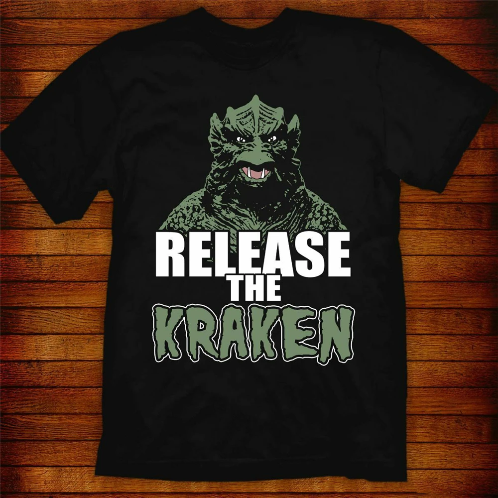 Отпустите Футболка &quotКракен&quot Битва титанов (отлично подходит для изделие