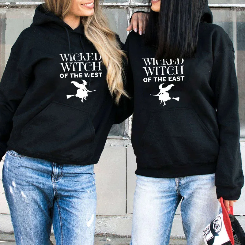 Модные толстовки Best Friends, осенне-зимние женские толстовки с капюшоном и длинным рукавом, женские пуловеры с принтом гамбургера и молока