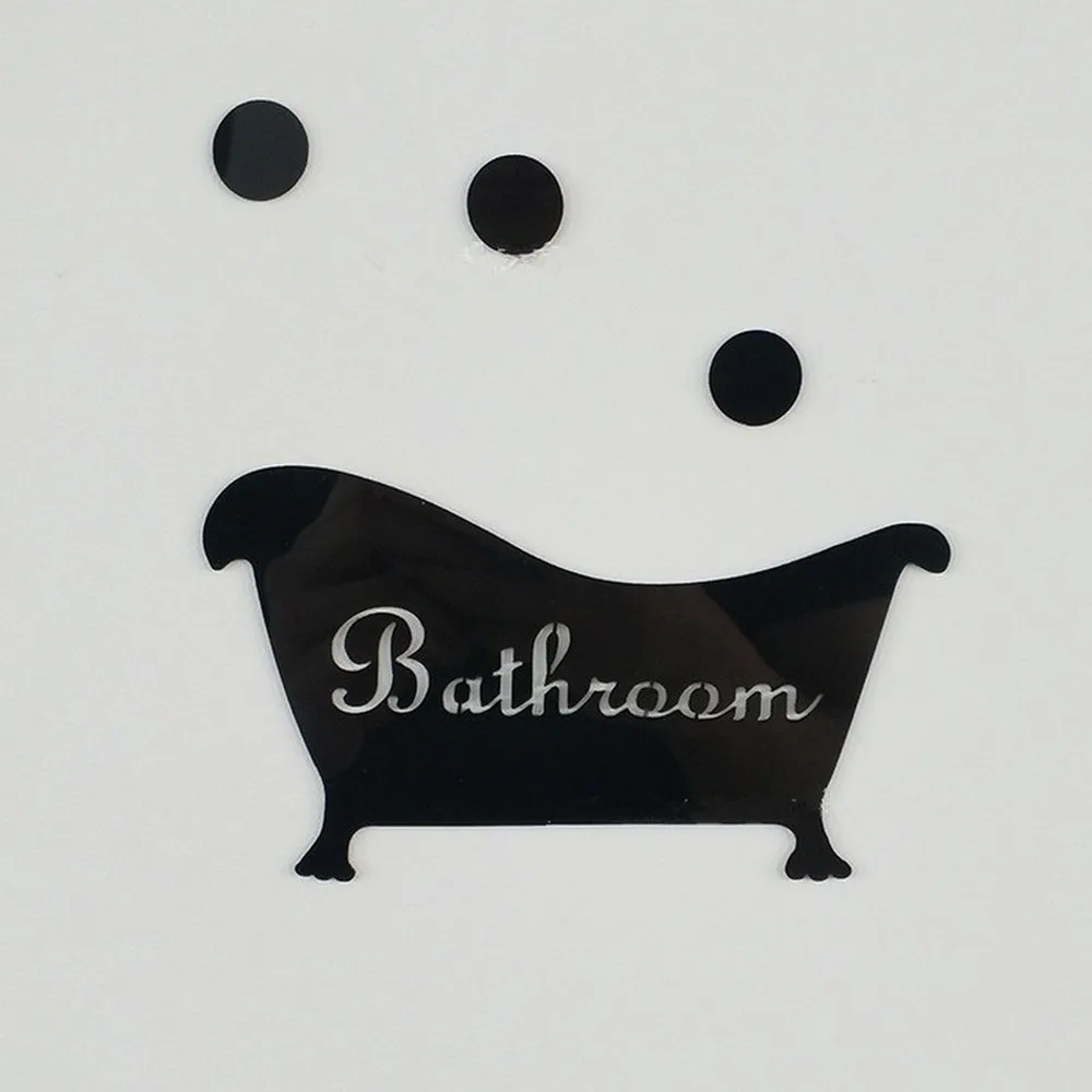 Креативная зеркальная настенная 3D наклейка забавная входная дверь детская