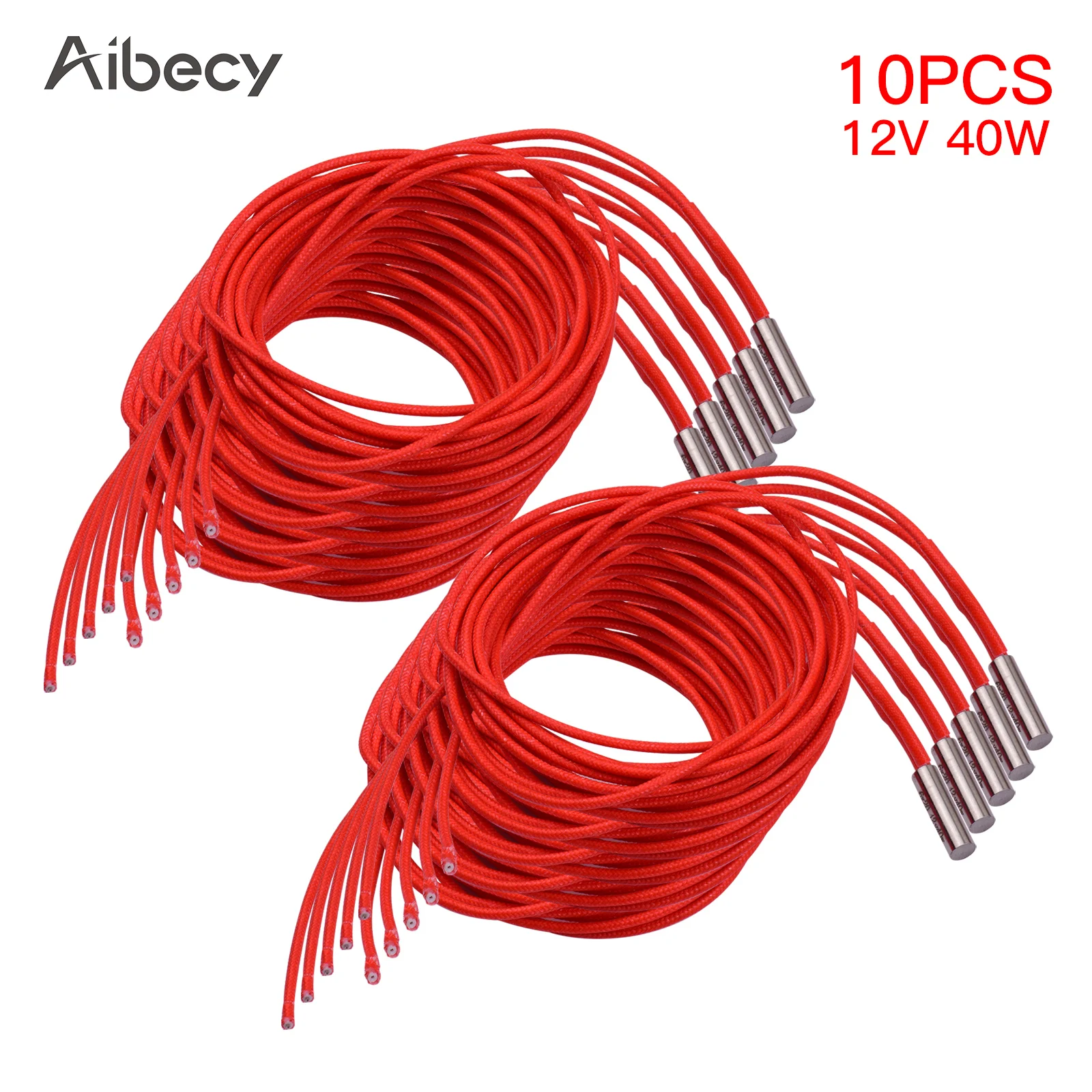 Детали для 3D принтера Aibecy 1 4 м футов 12 В 40 Вт 6 х20 мм 2/3/5/10 шт.|Детали и аксессуары
