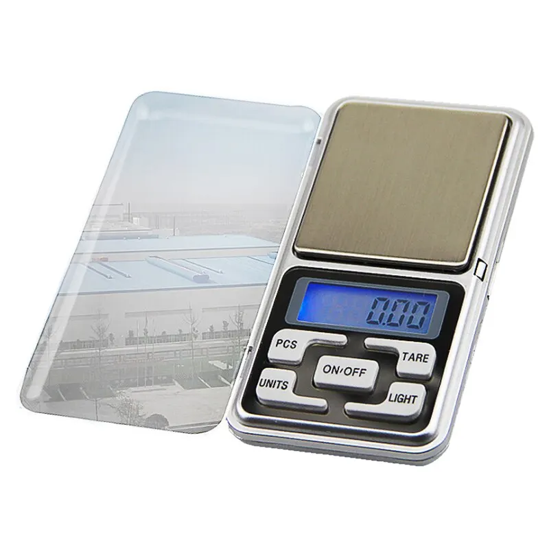 Mini Digital Scale 100/200/300/500g 0.01/0.1g High Accuracy Backlight Electric Pocket For Jewelry Gold Kitchen Gram Weight LCD |