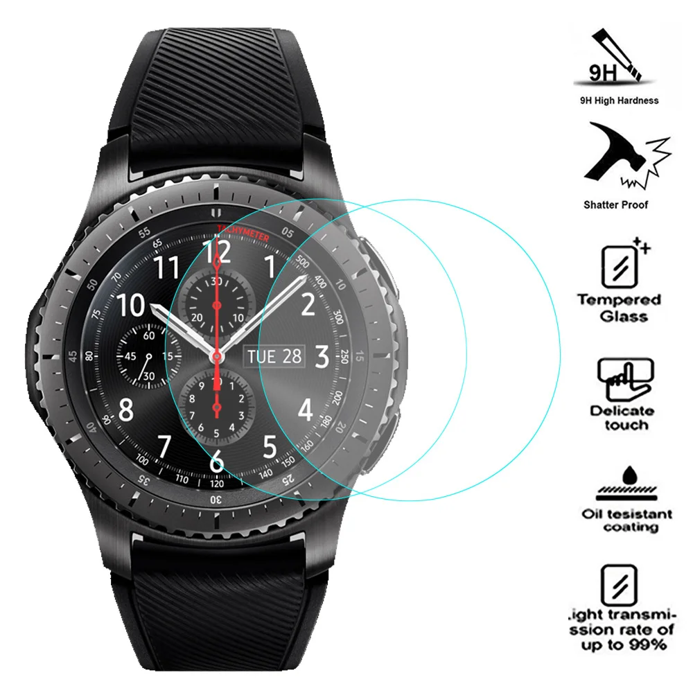 Gosear 2 шт. закаленное стекло ультратонкая Защитная пленка для экрана Samsung Gear S3 S 3