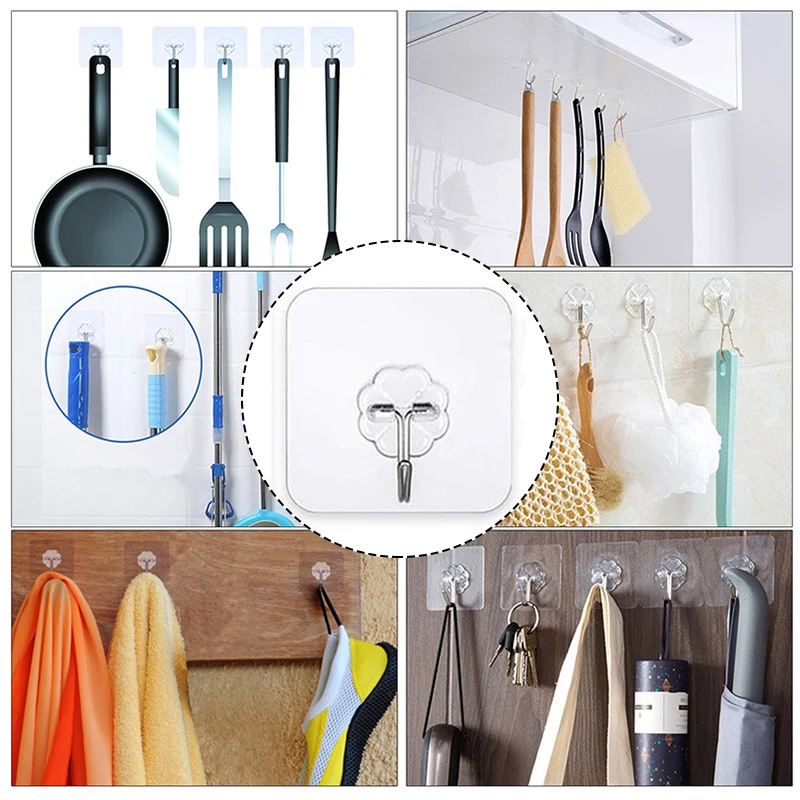 2019 10 упаковок клей сильный гвоздь бесплатно многоразовый бесшовный Настенный