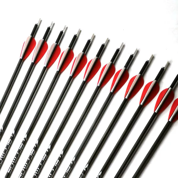 Стрельба из лука чистого карбона 12 шт. ID 4 2 мм стрела 700 800 900 1000 1200 1300