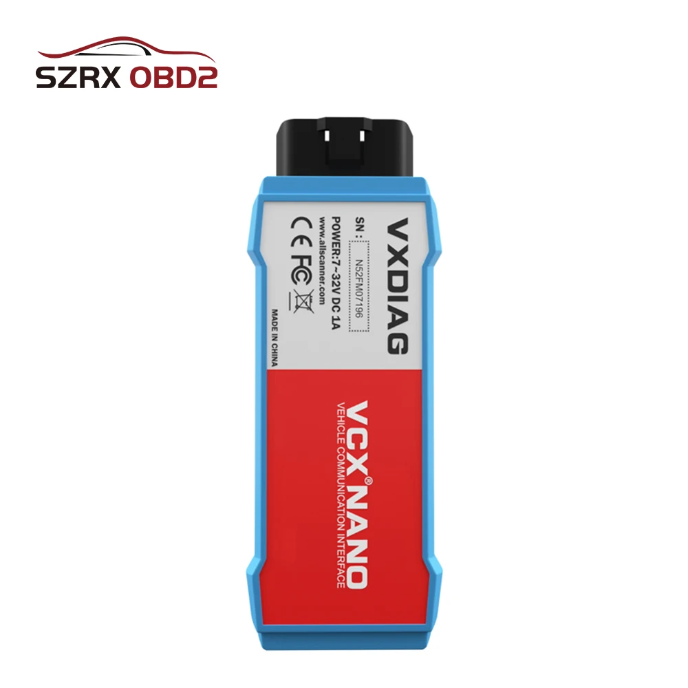 OBD2 автомобильный диагностический инструмент оригинальный VXDIAG VCX NANO wifi / USB версия