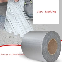 custom aluminum foil butyl waterproof tape pipeline wall crack roof duct repair adhesive tape heat resistant waterproof tape 5m