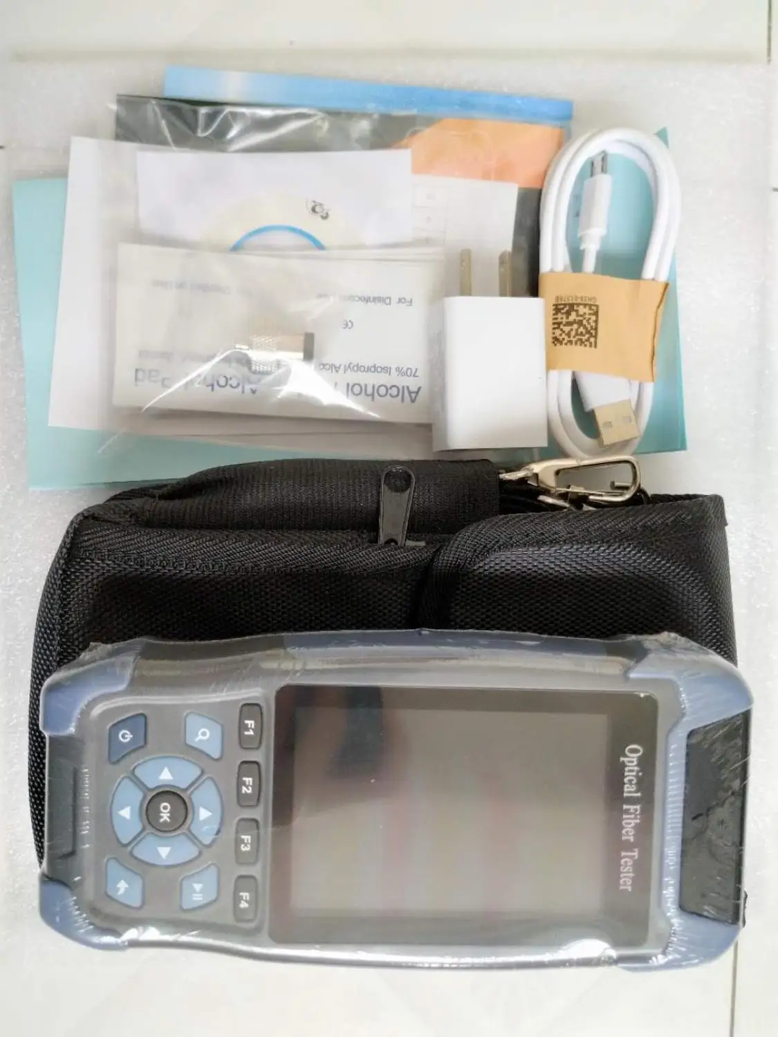 mini OTDR Fiber Optic Reflectometer Pro 980rev with 9 Functions VFL OLS OPM Event Map 24dB for 64km Cable Ethernet Tester | Мобильные