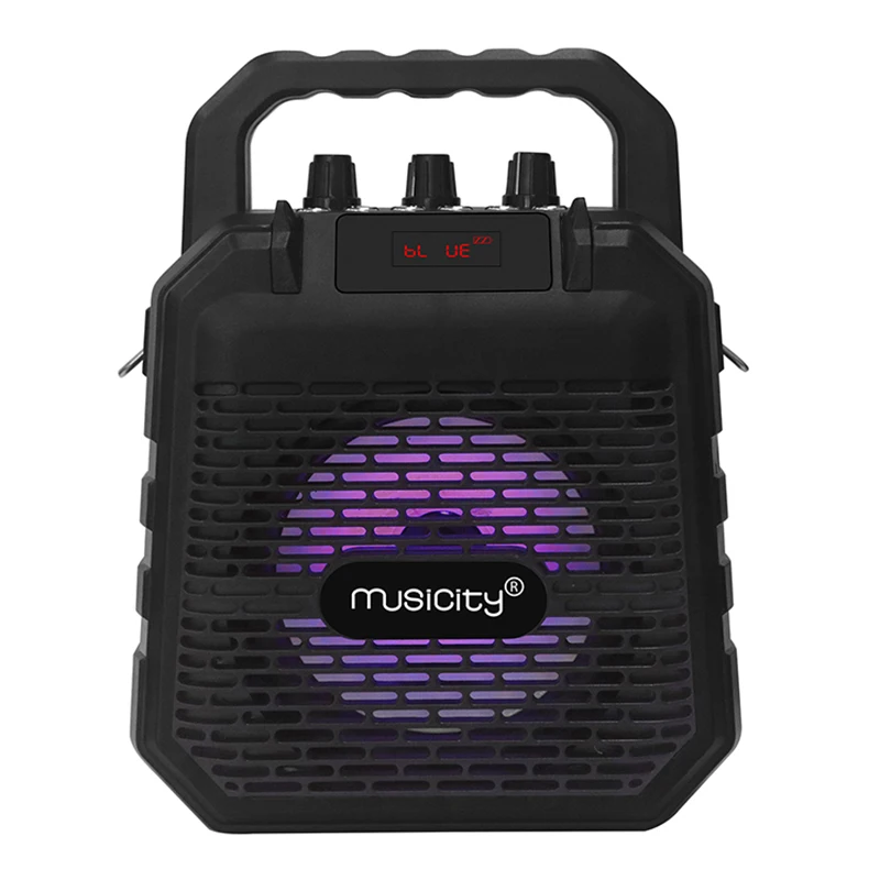 Musicity Ibastek Bluetooth Usb караоке Динамик коробка Колонка с беспроводным каналом блютус