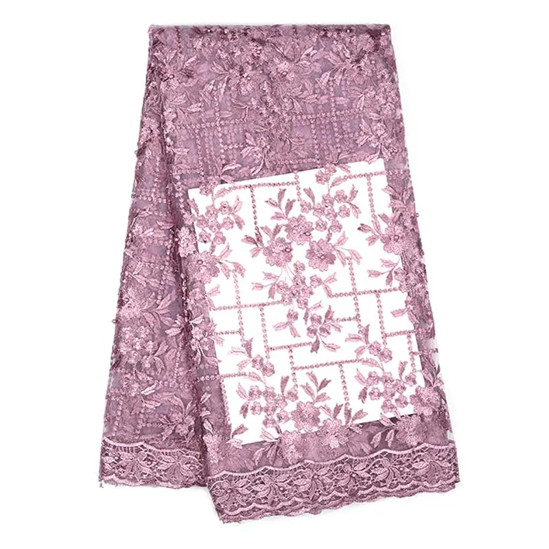 Романтическая Высококачественная свадебная ткань с вышивкой кружевная